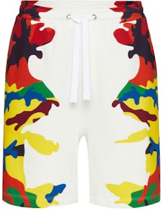 Valentino FW21 Camouflage Printed Cotton Bermuda Shorts Pria Putih WV3MD02C7NPC40 Buy Valentino FW21 Camouflage Printed Cotton Bermuda Shorts Pria Putih WV3MD02C7NPC40