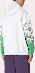 발렌티노 FW21 다크 블루밍 프린트 코튼 후디 화이트/그린 긴팔. WV3MF19I7L6U23 Shop 발렌티노 FW21 다크 블루밍 프린트 코튼 후디 화이트/그린 긴팔. WV3MF19I7L6U23