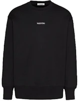 Valentino FW21 Embroidered Cotton Crewneck Sweatshirt Black Men WV3MF18W7GF0NI Valentino FW21 Embroidered Cotton Crewneck Sweatshirt Black Men WV3MF18W7GF0NI