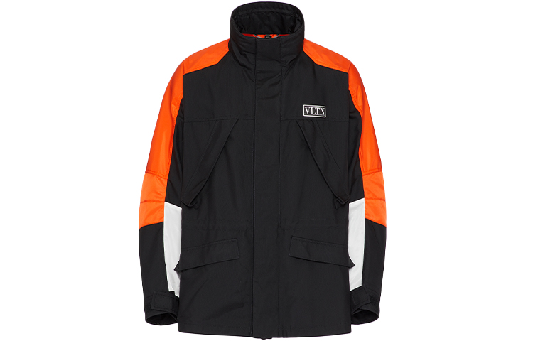 Valentino FW21 Logo Print Jacket Black WV3CJG157G2J12