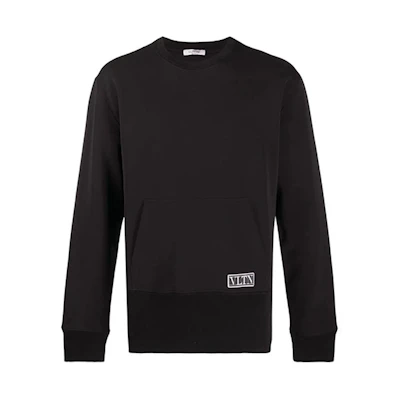 Valentino FW21 Logo Sweatshirt Black VMF15S6VL0NO