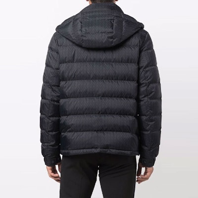 ヴァレンティノ FW21 ネイビー オールオーバーロゴ フード ダウンジャケット 冬用 WV3CNA317KPC75 Sizing ヴァレンティノ FW21 ネイビー オールオーバーロゴ フード ダウンジャケット 冬用 WV3CNA317KPC75