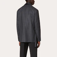 Purchase Valentino FW21男士深灰色單排扣綁帶西裝外套 UV0CEB806R870R