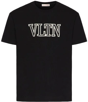 Valentino FW22 Camiseta Negra con Logo de Letras Impreso. 1V3MG10V8RB0NO Buy Valentino FW22 Camiseta Negra con Logo de Letras Impreso. 1V3MG10V8RB0NO