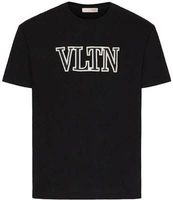 Valentino FW22 Camiseta Negra con Logo de Letras Impreso. 1V3MG10V8RB0NO Order Valentino FW22 Camiseta Negra con Logo de Letras Impreso. 1V3MG10V8RB0NO
