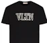 Purchase Valentino FW22 Camiseta Negra con Logo de Letras Impreso. 1V3MG10V8RB0NO