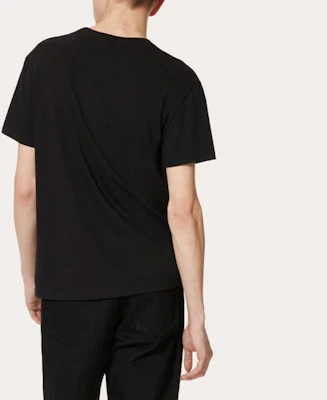 Valentino FW22 Camiseta Negra con Logo de Letras Impreso. 1V3MG10V8RB0NO Details for Valentino FW22 Camiseta Negra con Logo de Letras Impreso. 1V3MG10V8RB0NO