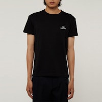 Valentino FW22 黑色logo图案印花圆领T恤。 1V3MG11Z8MS0NI Shop Valentino FW22 黑色logo图案印花圆领T恤。 1V3MG11Z8MS0NI