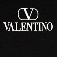 Valentino FW22 黑色logo图案印花圆领T恤。 1V3MG11Z8MS0NI Sizing Valentino FW22 黑色logo图案印花圆领T恤。 1V3MG11Z8MS0NI