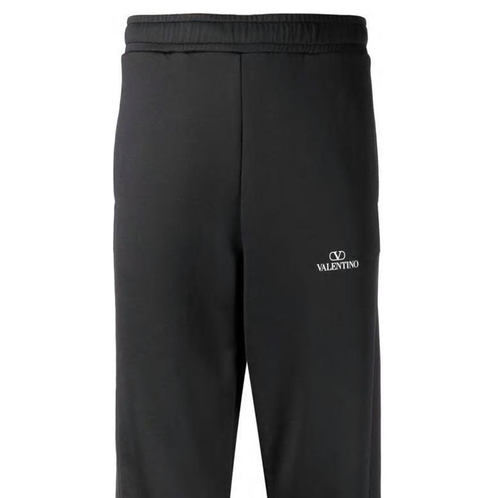 Details for Valentino FW22 黑色直筒褲附logo與側扣設計。 1V3MD03N8LL0NI