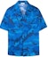 Buy Valentino FW22 蓝色迷彩印花扣领衬衫 1V3AAA908RH7PR