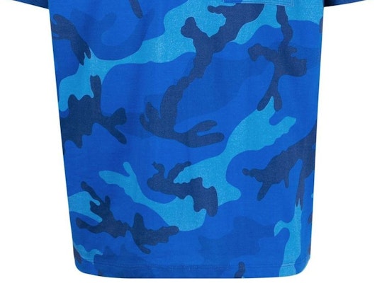 Valentino FW22 Blue Camouflage Print Button-Up Short Sleeve Polo Shirt 1V3MH02K8M97QK Sizing Valentino FW22 Blue Camouflage Print Button-Up Short Sleeve Polo Shirt 1V3MH02K8M97QK