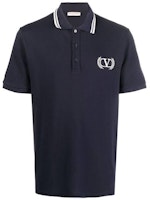 발렌티노 FW22 자수 로고 반팔 폴로 셔츠 네이비 블루 1V3MH01N8PG598 Order 발렌티노 FW22 자수 로고 반팔 폴로 셔츠 네이비 블루 1V3MH01N8PG598