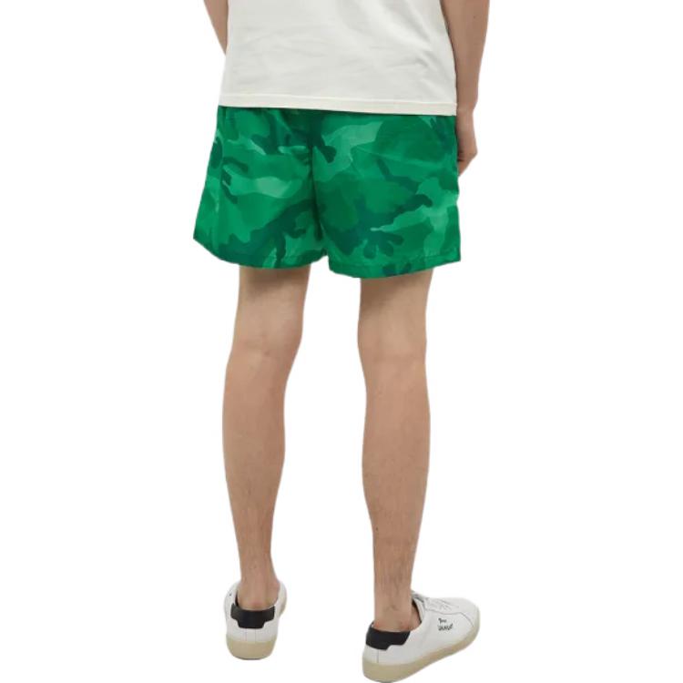Purchase ヴァレンティノ FW22 グリーンカモフラージュ柄エラスティックウエストスイムショーツ 1V3UH0288QV6V7
