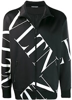 Valentino FW22 Black Logo Print Zip-Up Jacket. SV3MF05A5G20N1 Valentino FW22 Black Logo Print Zip-Up Jacket. SV3MF05A5G20N1