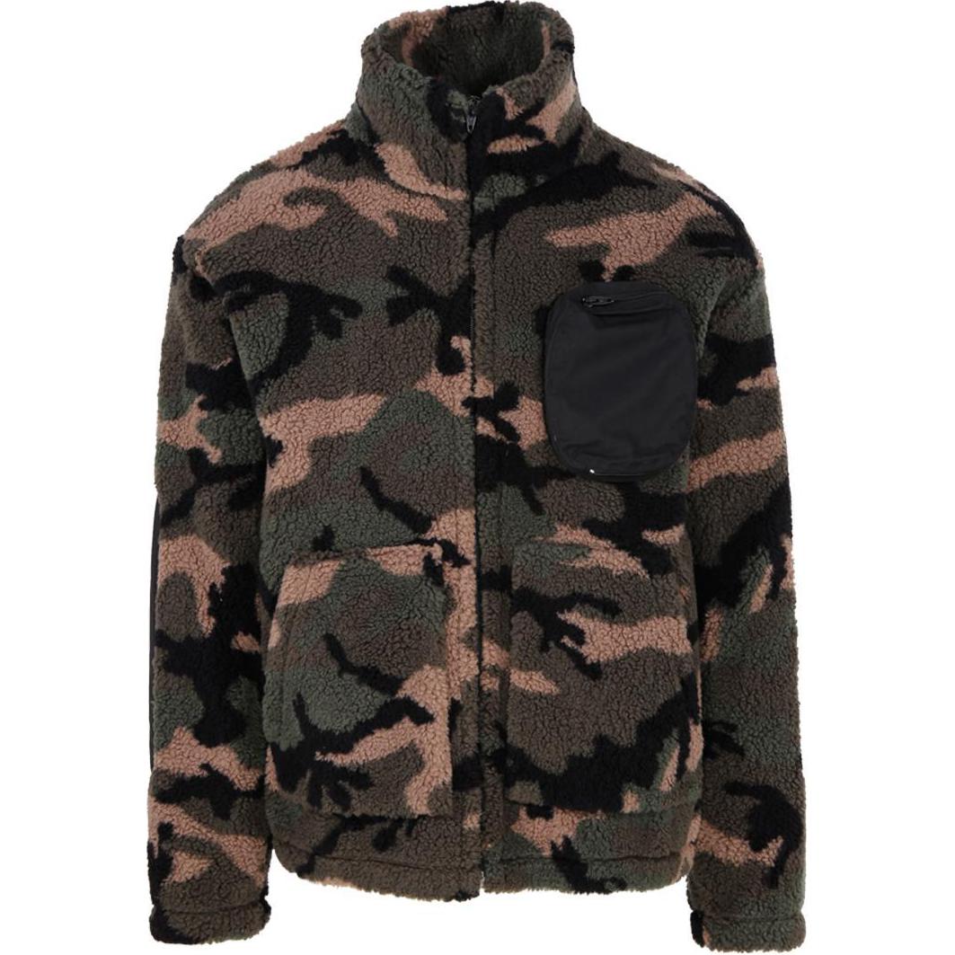 Valentino FW22 Camo Zip Long Sleeve Sweatshirt  Camouflage Color. 1V3MF22P8J7F00