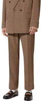 Purchase Valentino FW22 Full Studded Wool Casual Pants Brown 1V3RBI608K87R5