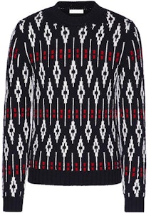 발렌티노 FW22 지오메트릭 니트 울 스웨터 블랙 크루넥 풀오버 1V3KC22G8PNI71 Order 발렌티노 FW22 지오메트릭 니트 울 스웨터 블랙 크루넥 풀오버 1V3KC22G8PNI71