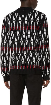 Valentino FW22 Suéter Negro de Lana Geométrico Cuello Redondo Pullover 1V3KC22G8PNI71 Purchase Valentino FW22 Suéter Negro de Lana Geométrico Cuello Redondo Pullover 1V3KC22G8PNI71