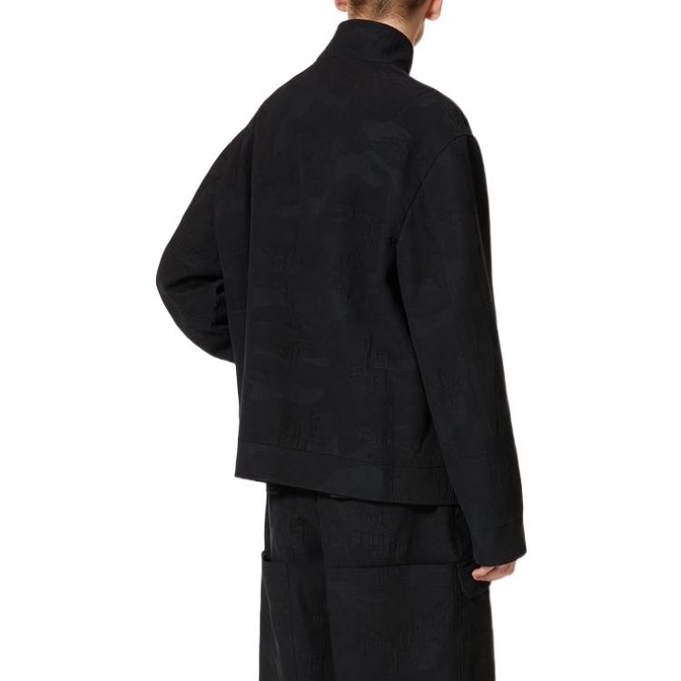 Purchase 华伦天奴FW22提花立领夹克黑色 1V3CIF358KTF02