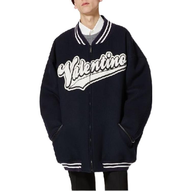 Lookbook Valentino 2022秋冬大logo黑色夹克外套 1V3CIL858JD598