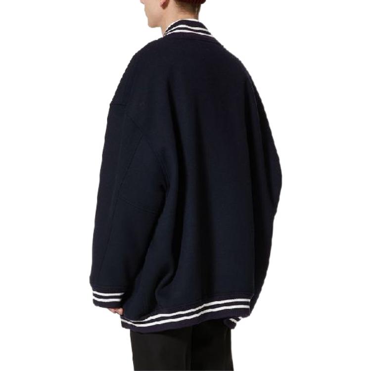 Shop Valentino 2022秋冬大logo黑色夹克外套 1V3CIL858JD598