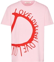 Valentino FW22 Limited Alphabet Print Pink Crewneck T-Shirt Edition. 1V3MG12Q8TYX76 Valentino FW22 Limited Alphabet Print Pink Crewneck T-Shirt Edition. 1V3MG12Q8TYX76