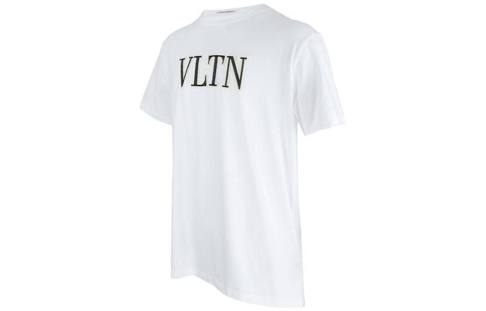 Valentino FW22 Logo Print Short Sleeve T-Shirt White -  Fashion Tee. 1V3MG10V8RB-0BO 圖 4