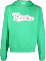 Valentino FW22 Logo Terry Hoodie Green . VMF22U8RM510 Valentino FW22 Logo Terry Hoodie Green . VMF22U8RM510
