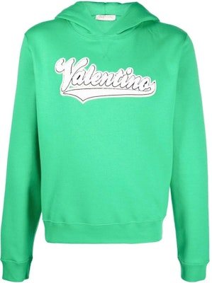 Valentino FW22 Logo Terry Hoodie Green . VMF22U8RM510 Order Valentino FW22 Logo Terry Hoodie Green . VMF22U8RM510