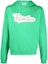 Order Valentino FW22 Logo Terry Hoodie Green . VMF22U8RM510