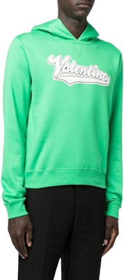 Valentino FW22 Logo Terry Hoodie Green . VMF22U8RM510 Shop Valentino FW22 Logo Terry Hoodie Green . VMF22U8RM510