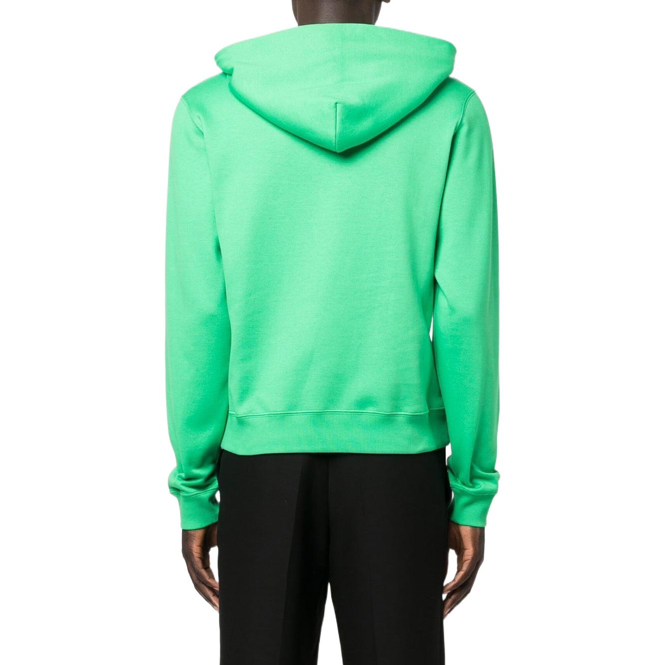 Purchase Valentino FW22 Logo Terry Hoodie Green . VMF22U8RM510