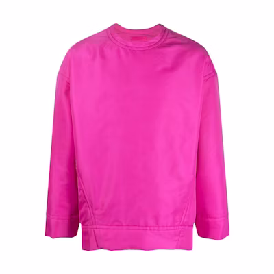 Valentino FW22 Solid Color Pullover Sweatshirt Purple Red - 1V0CJM367TV-UWT