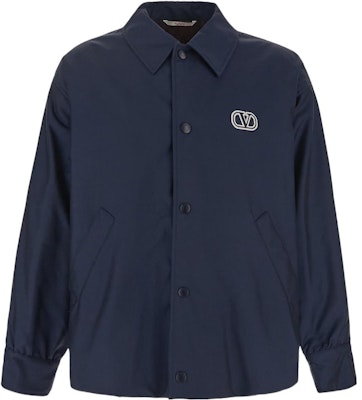 ヴァレンティノ FW22 メンズ ロゴパッチ付き 長袖ジャケット ネイビーブルー 1V3CIF808J5589 Buy ヴァレンティノ FW22 メンズ ロゴパッチ付き 長袖ジャケット ネイビーブルー 1V3CIF808J5589