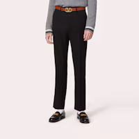 Lookbook Valentino FW22 Solid Slim Fit Casual Pants Men Black 1V3RBI608HU0NO