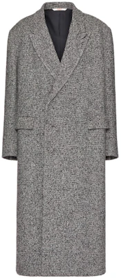 Valentino FW23 灰色双排扣中长大衣 3V0CAH209RJ080 Order Valentino FW23 灰色双排扣中长大衣 3V0CAH209RJ080