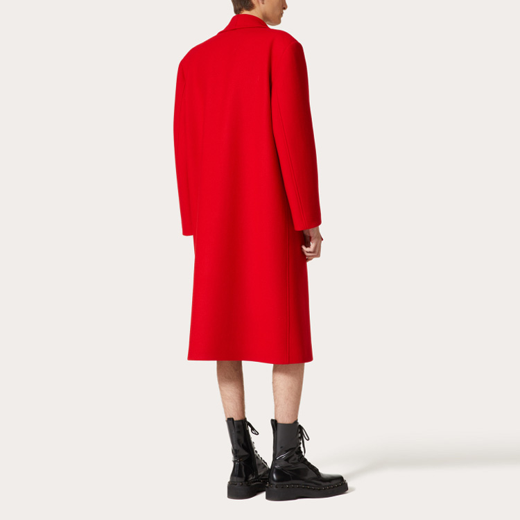 Purchase Valentino FW23 红色中长款外套 3V0CAH059RG157
