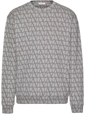 Sudadera Valentino FW23 Gris con Logo Integral - Ropa Casual. 4V3MF26W9W1-YD5 Order Sudadera Valentino FW23 Gris con Logo Integral - Ropa Casual. 4V3MF26W9W1-YD5