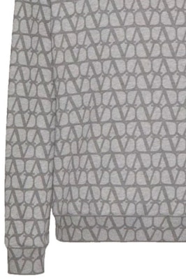 Sudadera Valentino FW23 Gris con Logo Integral - Ropa Casual. 4V3MF26W9W1-YD5 Details for Sudadera Valentino FW23 Gris con Logo Integral - Ropa Casual. 4V3MF26W9W1-YD5