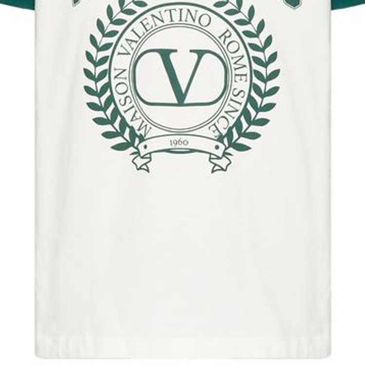 Valentino FW23 Multicolor Logo Print Crewneck T-Shirt for Men 3V3MG11Z9J5I81 圖 7