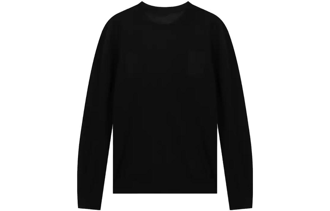 Lookbook Valentino FW23 Sweater Crewneck Polos Warna Hitam. XVDKC10C6LE0NO