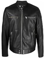 Valentino FW23 Solid Color Zip-Up Stand Collar Jacket Black VNAA607YM0NO Valentino FW23 Solid Color Zip-Up Stand Collar Jacket Black VNAA607YM0NO