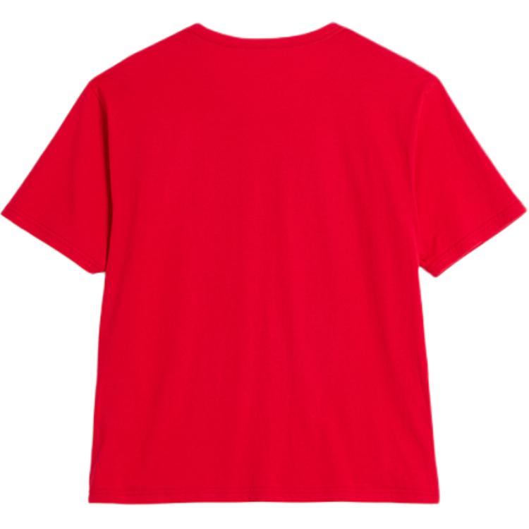 Lookbook 발렌티노 FW24 레드 오버사이즈 로고 크루넥 티셔츠. 6V3MG16PAQ9157