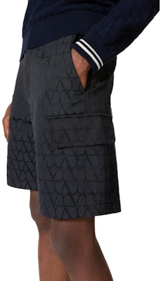 Valentino FW24 Logo Print Bermuda Loose Casual Shorts Navy Blue Men’s. 5V3RDD45A7T-YE6 Purchase Valentino FW24 Logo Print Bermuda Loose Casual Shorts Navy Blue Men’s. 5V3RDD45A7T-YE6