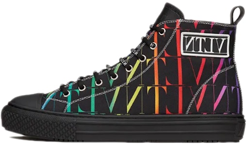 발렌티노 가라바니 블랙 캔버스 하이탑 VY2S0D51WEFAZ8 Buy 발렌티노 가라바니 블랙 캔버스 하이탑 VY2S0D51WEFAZ8