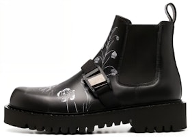 Valentino Garavani 'Black Leather Chelsea Boot' UY0S0D90RYXAT0 Valentino Garavani 'Black Leather Chelsea Boot' UY0S0D90RYXAT0