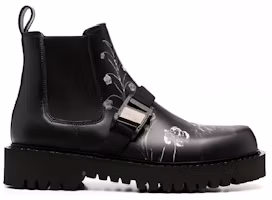 Order Valentino Garavani 'Sepatu Chelsea Kulit Hitam' UY0S0D90RYXAT0