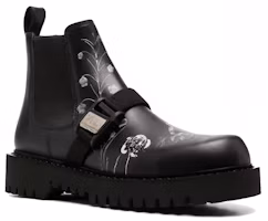 Lookbook Valentino Garavani 'Sepatu Chelsea Kulit Hitam' UY0S0D90RYXAT0