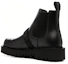 Shop Valentino Garavani 'Boot Kulit Hitam Chelsea' UY0S0D90RYXAT0